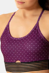 Zelocity Sports Bra With Removable Padding - Purple — thumbnail 5